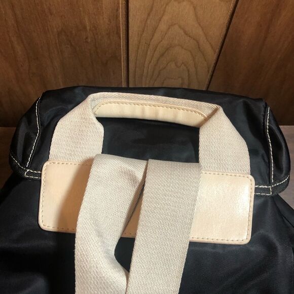 Nine West Black and White Backpack with Utilitarian Design - Picture 7 of 9